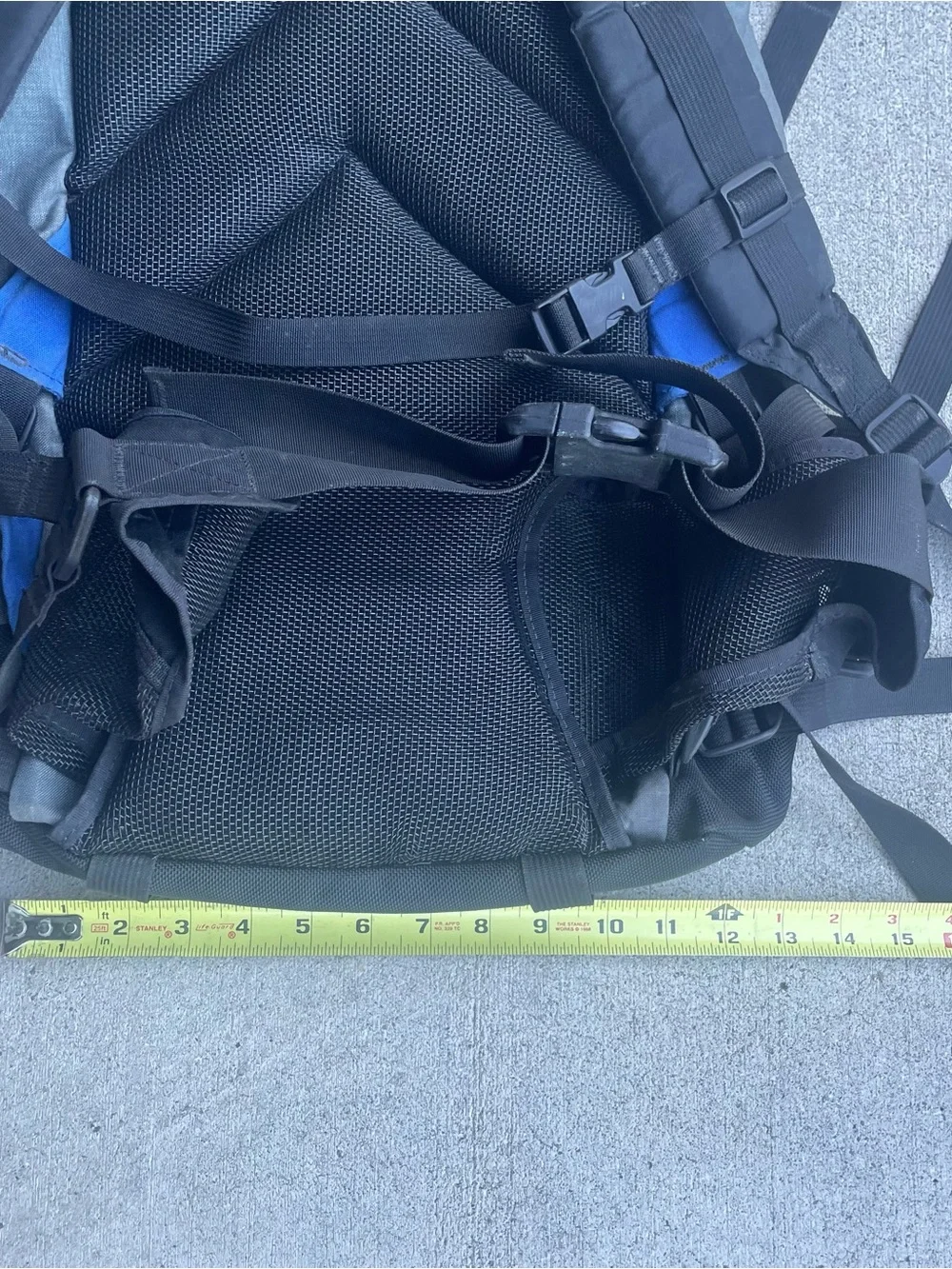 Vtg Jandd Mountaineering Hiking Backpack Day Pack Blue Gray USA Great Condition